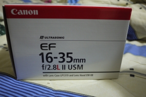 我的16-35開箱了