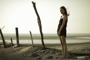 『漂流』。桃仙女