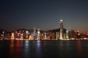 夜的維多利亞港(17-55mm f2.8 is)
