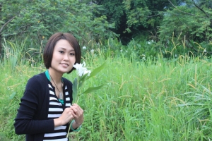 採野薑花時人像練拍