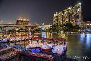 碧潭夜景及陽光橋