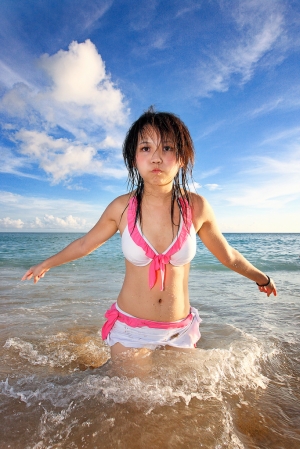 夏天就是要.......玩水..