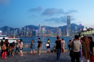 香港,維多利亞港夜景