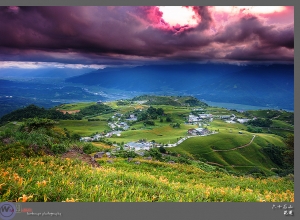 花蓮富里 六十石山夕雲湧