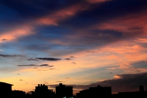 台中火紅的天空