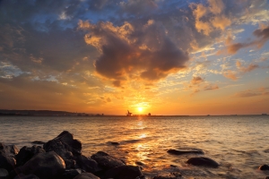 台北港夕照