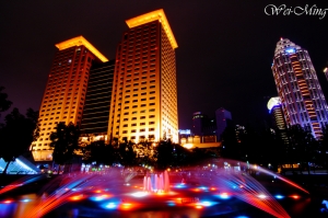 板橋火車站之夜景