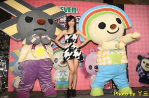 ▲7-11 OPEN將公仔推出▼Jolin
