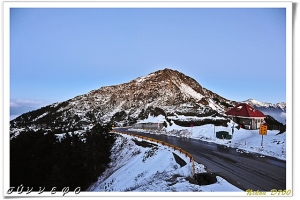 合歡殘雪、極凍石門山