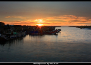 夕照小漁港～
