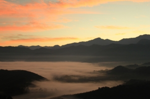 日月潭2012年1月9日晨景