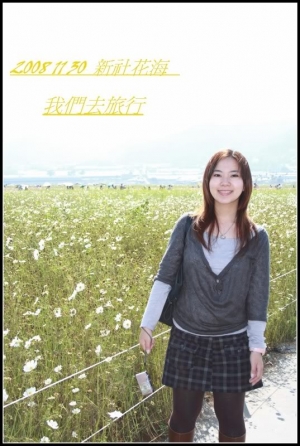 我跟女王的郊遊  新社花海