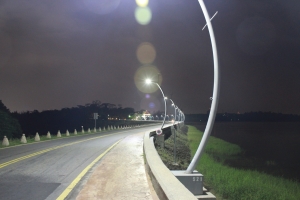 嘉義蘭潭風景區手持夜拍