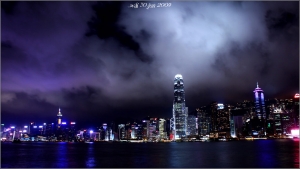 香港夜景兩張