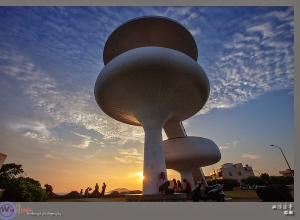 澎湖馬公 風櫃聽濤夕西落