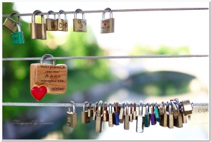 斯洛維尼亞Slovenia - 盧比安納LJUBILIANA - 愛情鎖鍊橋