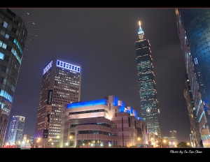 台北101及彩虹橋