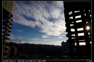 11/6頂樓夕陽