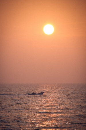 高雄南寮漁港夕暮