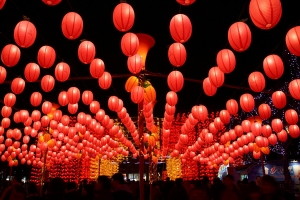 下班後的竹南運動公園~~燈會篇