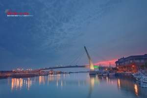 新北市淡水 夕色碼頭情人橋