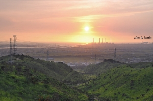 7/8  今天真的有燒（大肚山上看夕陽）