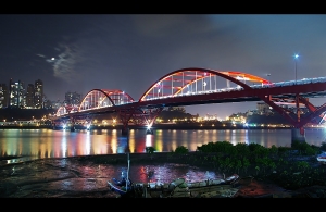 關渡橋@夜景
