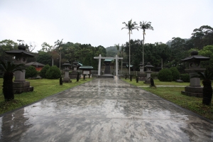 綿綿細雨中的桃園神社隨拍