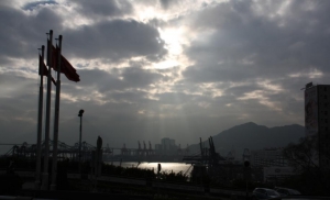 日落?日出?藍天空?