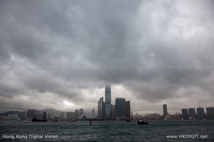 Hong Kong Cloudy with Rain