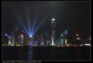 夜攝--維多利亞港