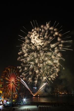 2/6高雄燈會煙火試放