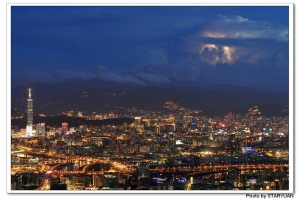 入夜時分..耀眼燦爛的台北夜景～[一張流]