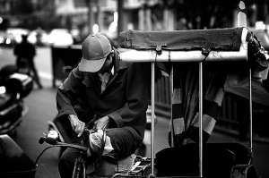 旅人。泉州印象(黑白) 雜工