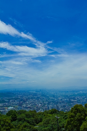 從陽明山看天空