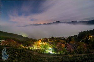 山上人家．日出雲海