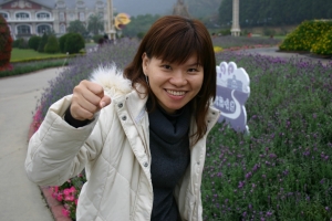 一張流~~九族薰衣草季之春麗 ^_^