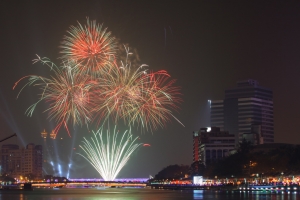 2/18高雄燈會煙火in中正橋