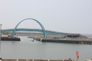 彰化芳苑王功漁港。by暴