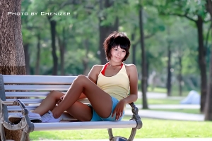 怡琳@仁愛公園外拍