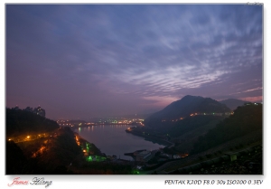 繽紛石門之天光湖景。20100102石門水庫