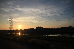 100年第一次追夕陽