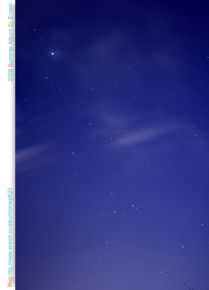 今晚的台北的星空...