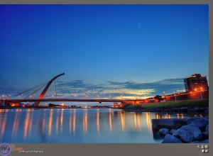 台北 大直橋夕色