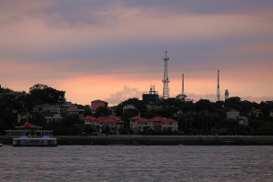 不是大稻埕之廈門鼓浪嶼暮色與海景