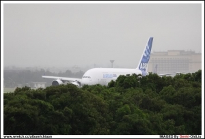 AIRBUS A380 Take off -TPE