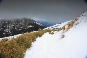 二月 雪的合歡山