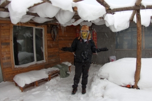我家門前下大雪