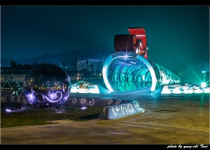 龍窯橋之夜．走進鶯歌的時光隧道　BY　鄉民