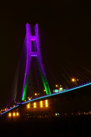 新北大橋夜拍(新手請指教)